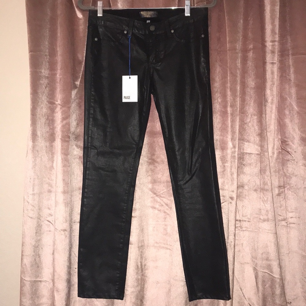 NWT PAIGE DENIM waxed jeans